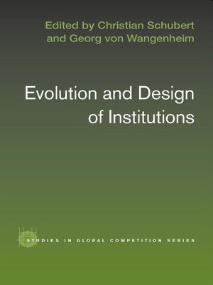cover image of Evolution and Design of Institutions